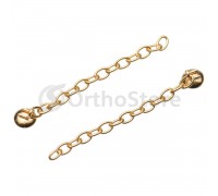 Кнопка з ланцюжком (Gold)