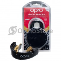 Капа OPRO Gold Braces Black / Gold (Верхня щелепа)