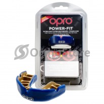 Капа OPRO Power Fit Dark Blue/Gold (Bерхня щелепа)
