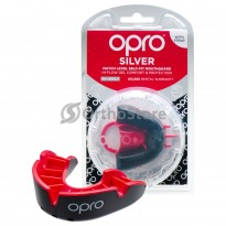 Капа OPRO Silver Black/Red (Bерня щелепа)
