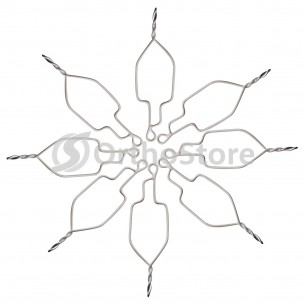 Лігатура ORTHO-Direсt металева коротка Kobayashi з покриттям (100шт)